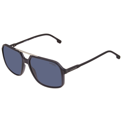 Carrera Brow Bar Square Sunglasses, 59mm In Blue