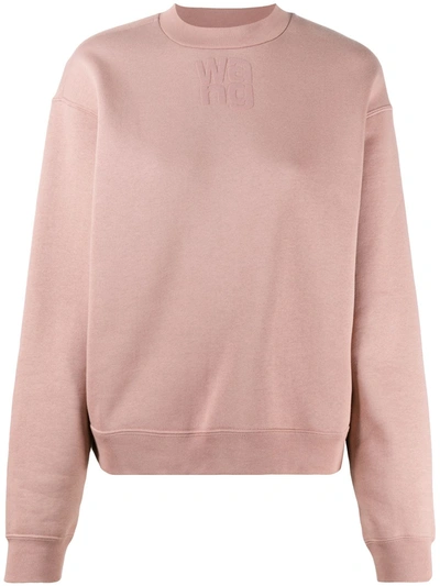 Alexander Wang T Alexanderwang.t Foundation Cotton Terry Sweatshirt In Neutrals