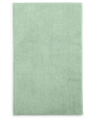 Hotel Collection Finest Elegance 26" X 34" Tub Mat, Created For Macy's In Pale Aqua