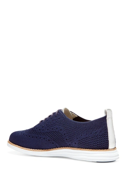 Cole Haan Original Grand Stitch Lite Sneakers In Marine Blue