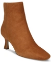 Sam Edelman Women's Lizzo Martini-heeled Booties Women's Shoes In Luggage Suede