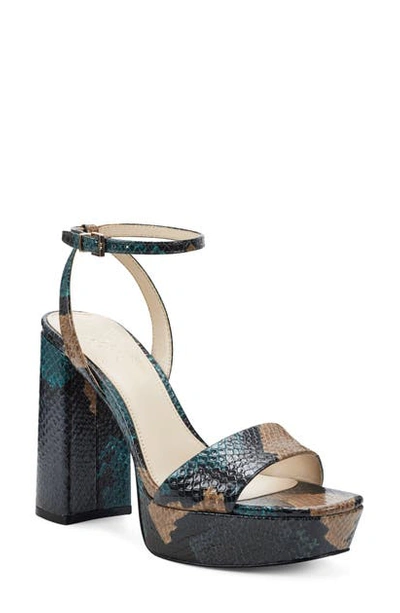 Vince Camuto Women's Chastin Bling Dress Sandals Women's Shoes In Deep Teal