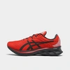Asics Men's Novablast Running Sneakers From Finish Line In Fiery Red/carrier Grey