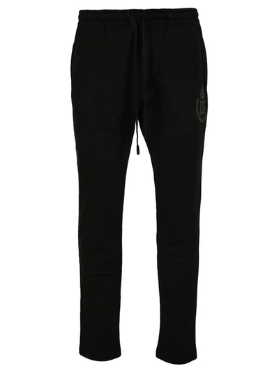 Dolce & Gabbana Dg Crest Sweatpants In Black