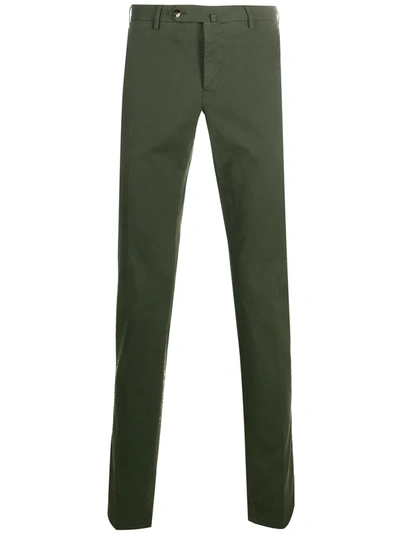 Pt01 Slim-fit Chino Trousers In Green