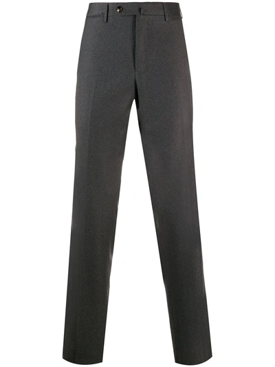 Pt01 Straight-leg Tailored Trousers In Grey