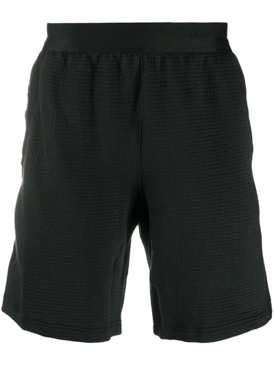 Nike Elasticated Logo Print Shorts In Black