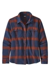 Patagonia Fjord Flannel Shirt In New Navy