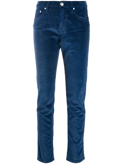 Jacob Cohen Kimberly Corduroy Skinny Trousers In Blue
