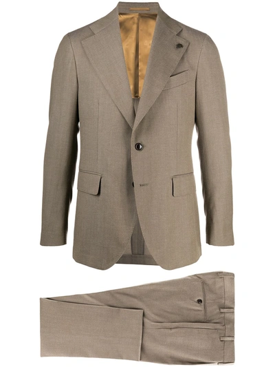 Gabriele Pasini Tailored Two-piece Suit In Brown