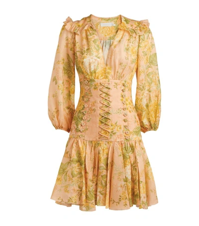 Zimmermann Amelie Floral Corset Dress