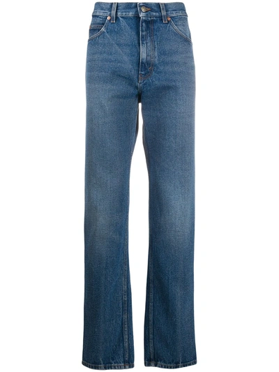 Gucci Straight-fit Jeans In Blue