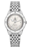 Rado Women's Swiss Automatic Captain Cook Stainless Steel Bracelet Watch 37mm Gift Set In No Color