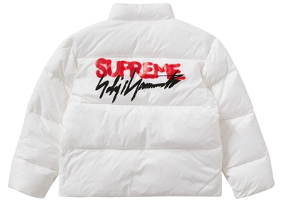 Pre-owned Supreme  Yohji Yamamoto Down Jacket White