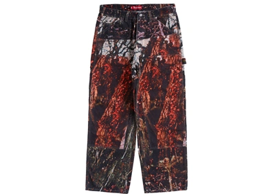 Pre-owned Supreme  Double Knee Denim Painter Pant Woods