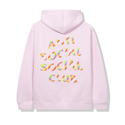 Pre-owned Anti Social Social Club  Sweeter Then You Think Hoodie Pink