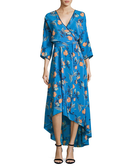 dvf kimono dress