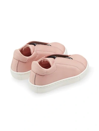Fendi Kids' Ff Logo Sneakers In Pink