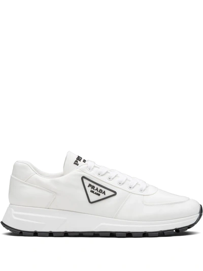 Prada Prax 01 Low-top Sneakers In White