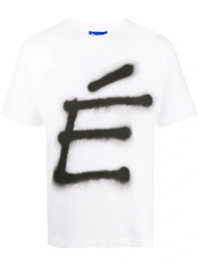 Etudes Studio Spray Paint Logo T-shirt In White