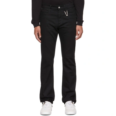 Alyx Six Pocket Leather Pants In Black