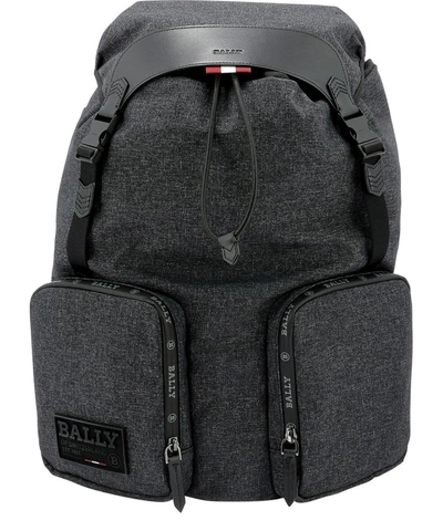 Bally Rhudi Backpack In Grey