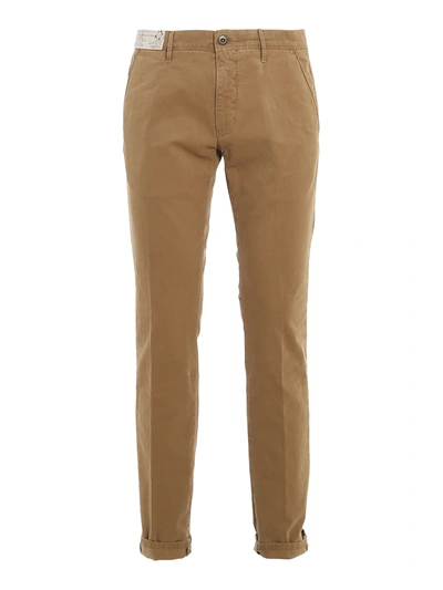 Incotex Slacks Collection Pants In Camel Color In Medium Beige