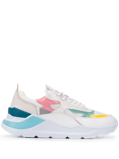 Date Fuga Trainers In White Leather