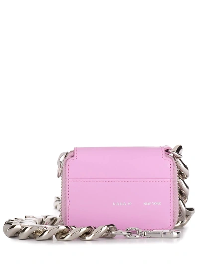 Kara Chain-strap Wallet In Pink