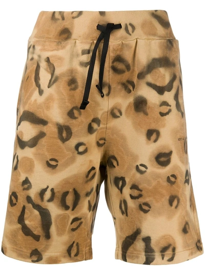 Alyx Animal Print Relaxed Shorts In Neutrals