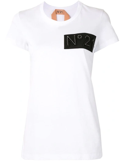 N°21 White Cotton T-shirt