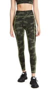 All Access Record Breaker Camouflage-print Stretch Leggings In Green