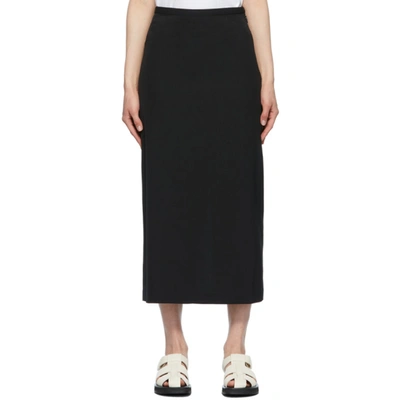 The Row Black Virgin Wool Matias Skirt