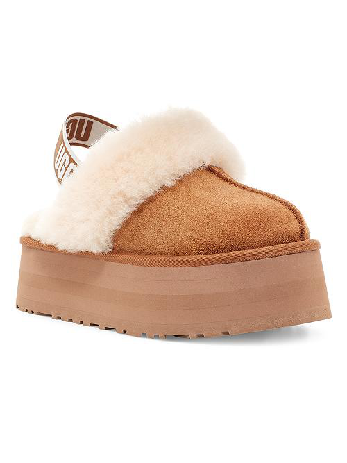 platform ugg slippers brown