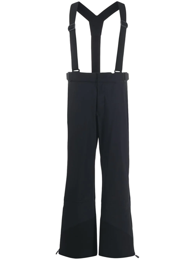 Moncler Brace-detail Straight-leg Ski Trousers In Blau