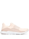 Apl Athletic Propulsion Labs Techloom Bliss Knitted Sneakers In Pink