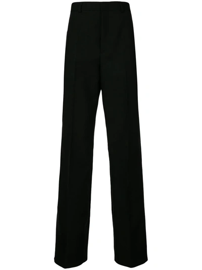 Jil Sander Tailored Wide-leg Trousers In Black