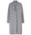 Stella Mccartney Erika Double Breasted Wool Coat In Grey