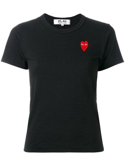 Comme Des Garçons Play Red Heart Printed T-shirt