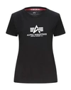 Alpha Industries T-shirt In Black