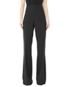 Michael Kors Collection Double Crepe Sable Straight Leg In Black