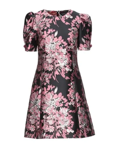 Dolce & Gabbana Short Dresses In Black