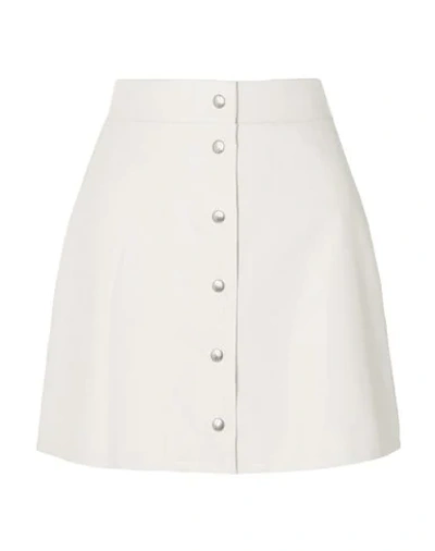 Sara Battaglia Mini Skirts In White
