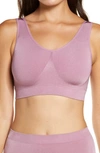 Wacoal B.smooth Wireless Padded Bralette In Dusky Orchid