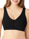 Wacoal B.smooth Front Close Mastectomy Bralette In Black