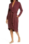 Ugg Duffield Ii Double-knit Fleece Robe In Wild Grape