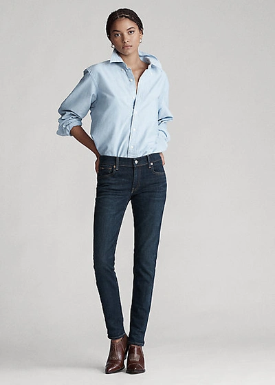 Ralph Lauren Tompkins Skinny Jean In Indigo Blue | ModeSens