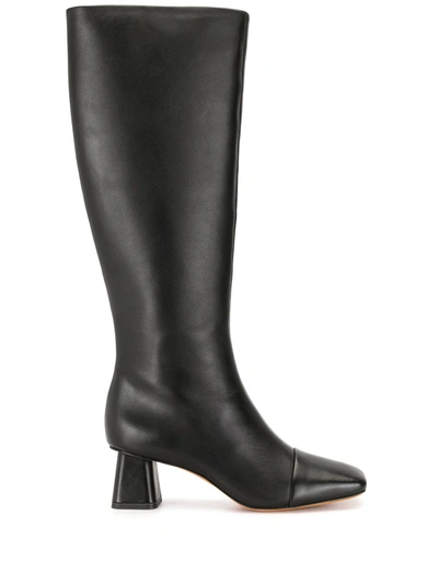Vince Women's Kellen Square Toe Boots In Black