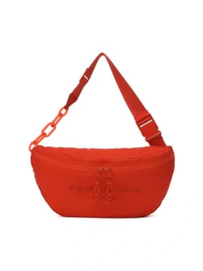 Alexander Wang Attica Gym Oversized Belt Bag In Bright Red