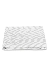 Matouk Quincy 500 Thread Count Fitted Sheet In Silver